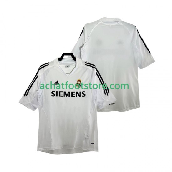 Maillot Real Madrid Rétro Domicile Tenue pour Homme 1998 2006 Manche Courte