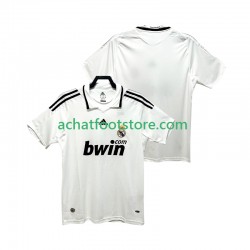 Maillot Real Madrid Rétro Domicile Tenue pour Homme 2008 2009 Manche Courte Maillot Real Madrid Rétro Domicile Tenue pour Homme 2008 2009 Manche Courte