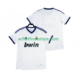 Maillot Real Madrid Rétro Domicile Tenue pour Homme 2012 2013 Manche Courte