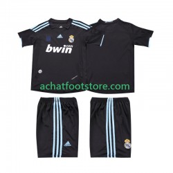 Maillot Real Madrid Rétro Extérieur Tenue pour Enfant 2009 2010 Manche Courte