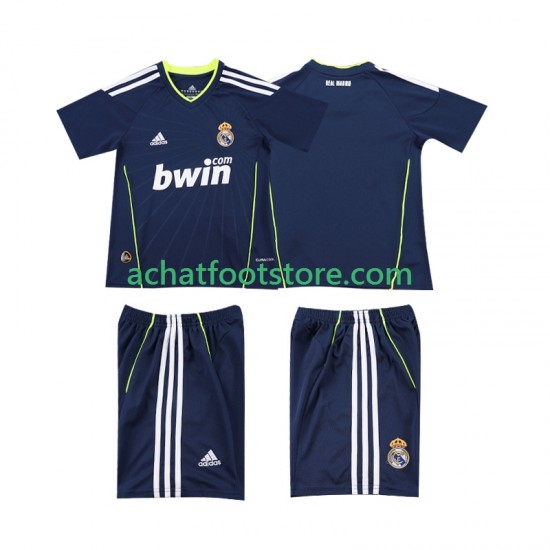 Maillot Real Madrid Rétro Extérieur Tenue pour Enfant 2010 2011 Manche Courte