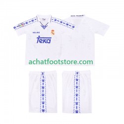 Maillot Real Madrid - Rétro Domicile Tenue pour Enfant 1996 2004 Manche Courte