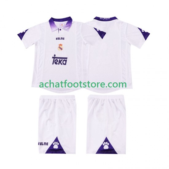 Maillot Real Madrid Rétro Domicile Tenue pour Enfant 2004 1988 Manche Courte