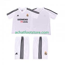 Maillot Real Madrid 5 Rétro Domicile Tenue pour Enfant 2010 1999 Manche Courte