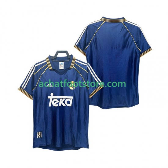 Maillot Real Madrid Rétro 3ème Tenue pour Homme 1988 2022 Manche Courte