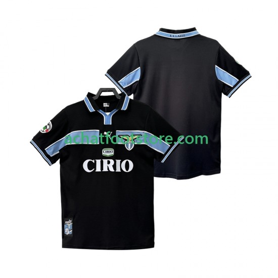 Maillot SS Lazio Rétro Extérieur Tenue pour Homme 1988 2002 Manche Courte