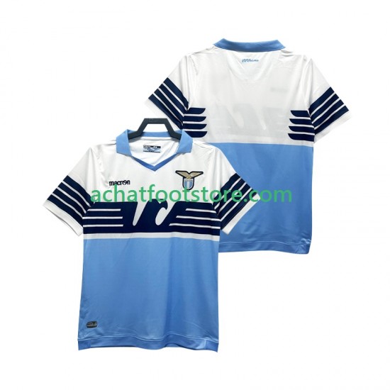 Maillot SS Lazio Rétro Domicile Tenue pour Homme 2014 2015 Manche Courte