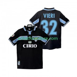 Maillot SS Lazio VIERI 32 Rétro Extérieur Tenue pour Homme 1988 2002 Manche Courte