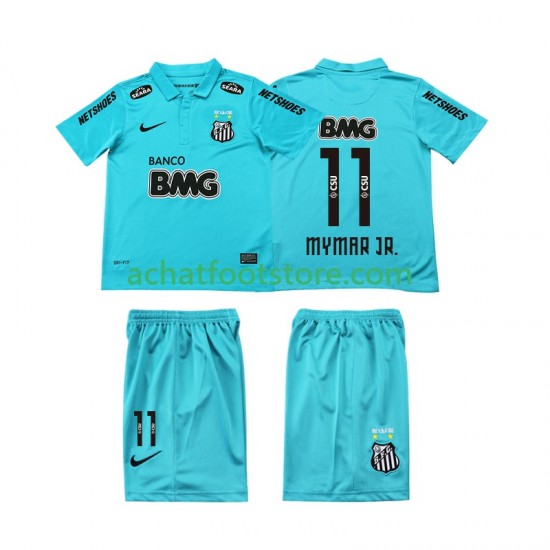 Maillot Santos FC Neymar JR 11 - Rétro 3ème Tenue pour Enfant 2011 2012 Manche Courte