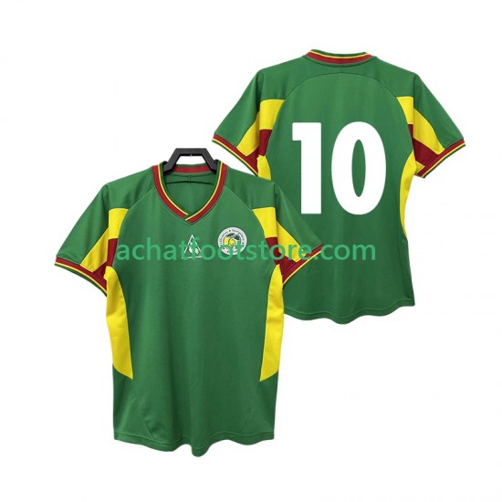 Maillot Sénégal 10 Rétro Extérieur Tenue pour Homme 2010 Manche Courte