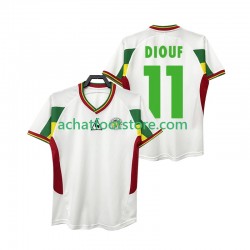 Maillot Sénégal DIOUF 11 Rétro Domicile Tenue pour Homme 2010 Manche Courte Maillot Sénégal DIOUF 11 Rétro Domicile Tenue pour Homme 2010 Manche Courte