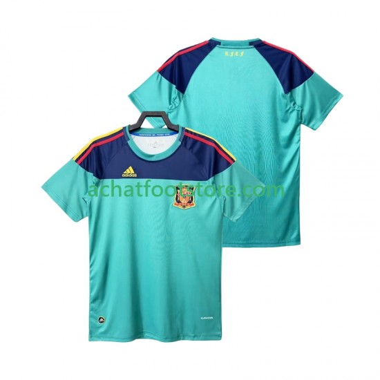 Maillot Espagne Gardien Rétro Domicile Tenue pour Homme 2010 Manche Courte