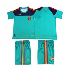 Maillot Espagne Gardien Rétro Domicile Tenue pour Enfant 2010 Manche Courte