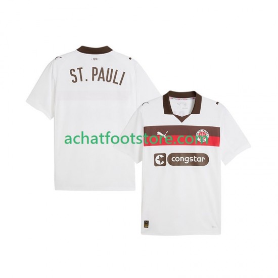 Maillot St. Pauli Extérieur Tenue pour Homme 2025-2026 Manche Courte