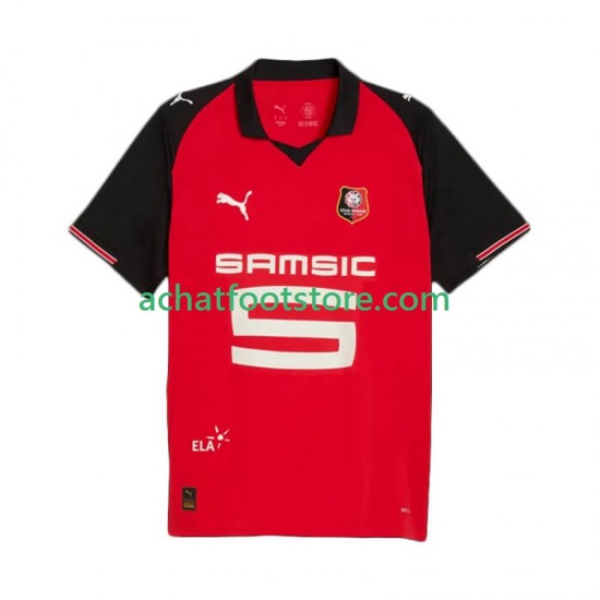 Maillot Stade Rennais Domicile Tenue pour Homme 2025-2026 Manche Courte