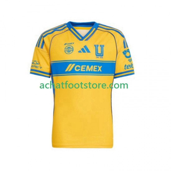 Maillot Tigres UANL Domicile Tenue pour Homme 2025-2026 Manche Courte
