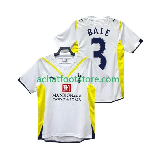 Maillot Tottenham Hotspur BALE 3 Rétro Domicile Tenue pour Homme 2009 2010 Manche Courte