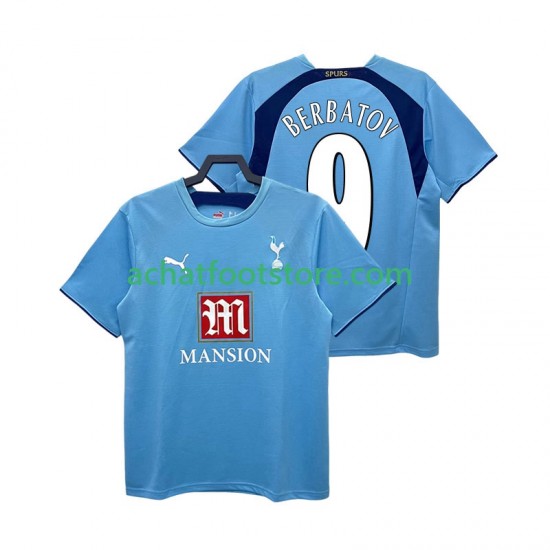 Maillot Tottenham Hotspur BERBATOV 9 Rétro Extérieur Tenue pour Homme 2006 2007 Manche Courte