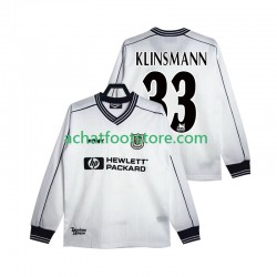Maillot Tottenham Hotspur KLINSMANN 33 Rétro Domicile Tenue pour Homme 2004 2002 Manche Longue