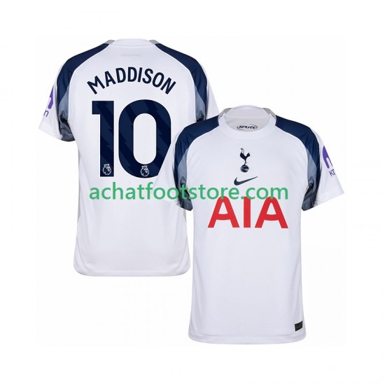 Maillot Tottenham Hotspur Maddison 10 Domicile Tenue pour Homme 2025-2026 Manche Courte