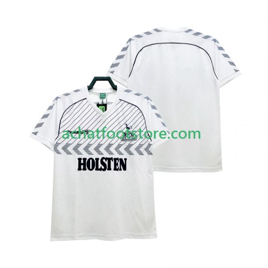 Maillot Tottenham Hotspur Rétro Domicile Tenue pour Homme 1986 Manche Courte