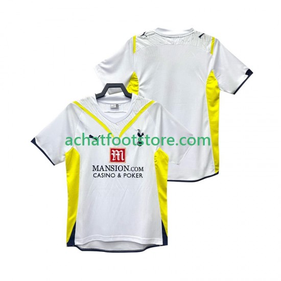 Maillot Tottenham Hotspur Rétro Domicile Tenue pour Homme 2009 2010 Manche Courte