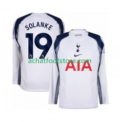 Maillot Tottenham Hotspur Solanke 19 Domicile Tenue pour Homme 2025-2026 Manche Longue