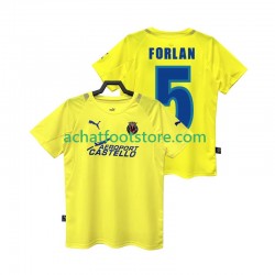 Maillot Villarreal CF FORLAN 5 Rétro Domicile Tenue pour Homme 1998 2006 Manche Courte Maillot Villarreal CF FORLAN 5 Rétro Domicile Tenue pour Homme 1998 2006 Manche Courte