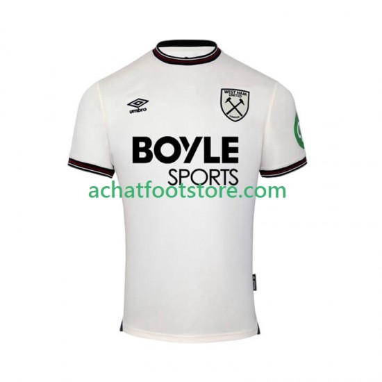 Maillot West Ham United Extérieur Tenue pour Homme 2025-2026 Manche Courte