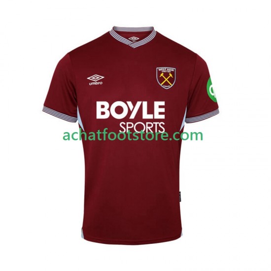 Maillot West Ham United Domicile Tenue pour Homme 2025-2026 Manche Courte