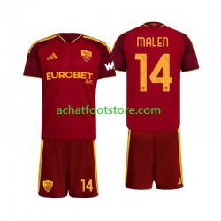 Maillot AS Rome Donyell Malen 14 Domicile Tenue pour Enfant 2026-2027 Manche Courte