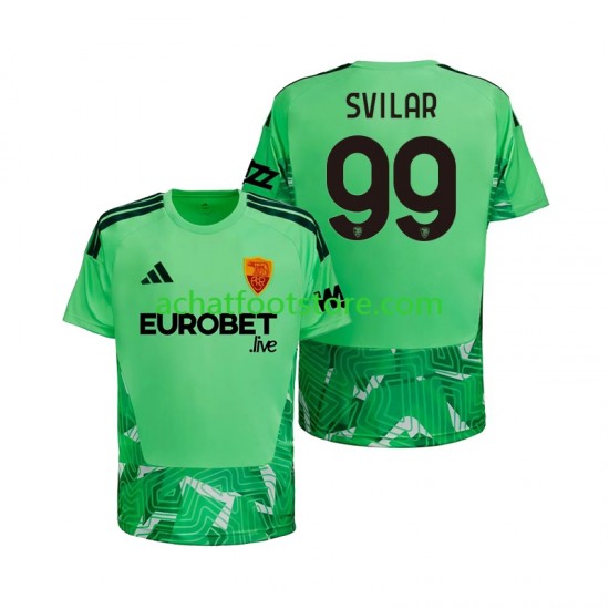 Maillot AS Rome Mile Svilar 99 Gardien Domicile Tenue pour Homme 2026-2027 Manche Courte