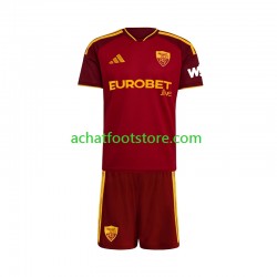 Maillot AS Rome Domicile Tenue pour Enfant 2026-2027 Manche Courte