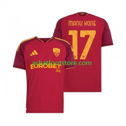 Maillot AS Rome Manu Kone 17 Domicile Tenue pour Homme 2026-2027 Manche Courte Maillot AS Rome Manu Kone 17 Domicile Tenue pour Homme 2026-2027 Manche Courte