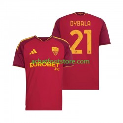 Maillot AS Rome Paulo Dybala 21 Domicile Tenue pour Homme 2026-2027 Manche Courte