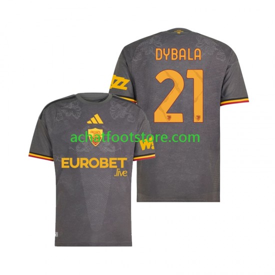 Maillot AS Rome Paulo Dybala 21 3ème Tenue pour Homme 2026-2027 Manche Courte