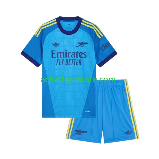 Maillot Arsenal Gardien Extérieur Tenue pour Enfant 2026-2027 Manche Courte