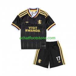 Maillot Aston Villa Alejandro Garnacho 17 Extérieur Tenue pour Enfant 2026-2027 Manche Courte