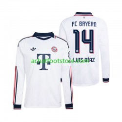 Maillot Bayern Munich Luis Diaz 14 Extérieur Tenue pour Homme 2026-2027 Manche Longue