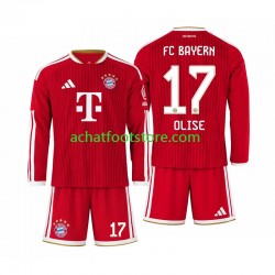 Maillot Bayern Munich Michael Olise 17 Domicile Tenue pour Enfant 2026-2027 Manche Longue