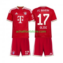 Maillot Bayern Munich Michael Olise 17 Domicile Tenue pour Enfant 2026-2027 Manche Courte