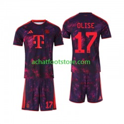 Maillot Bayern Munich Michael Olise 17 3ème Tenue pour Enfant 2026-2027 Manche Courte