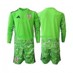 Maillot Croatie Gardien Domicile Tenue pour Enfant 2026-2027 Manche Longue