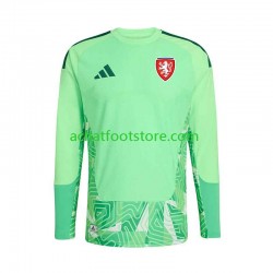 Maillot Tchéquie Gardien Domicile Tenue pour Homme 2026-2027 Manche Longue