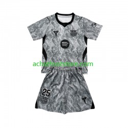 Maillot FC Barcelone Dominik Livakovic 25 Gardien Extérieur Tenue pour Enfant 2026-2027 Manche Courte