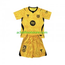 Maillot FC Barcelone Dominik Livakovic 25 Gardien 4ème Tenue pour Enfant 2026-2027 Manche Courte