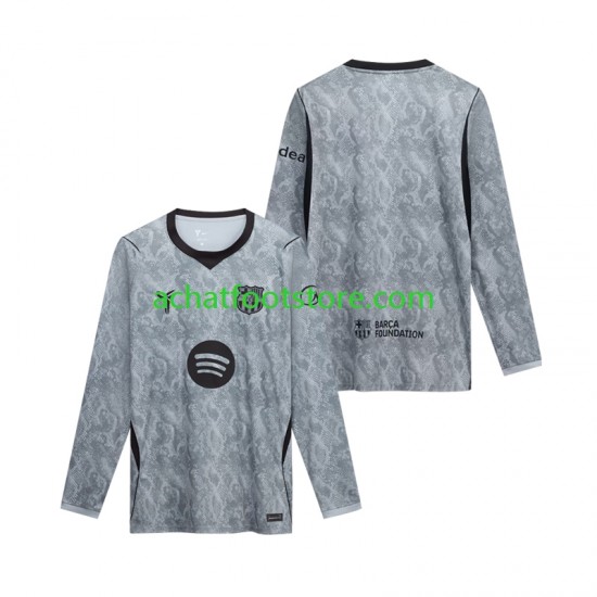 Maillot FC Barcelone Gardien Extérieur Tenue pour Homme 2026-2027 Manche Longue