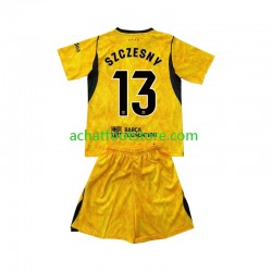 Maillot FC Barcelone Wojciech Szczesny 13 Gardien 4ème Tenue pour Enfant 2026-2027 Manche Courte