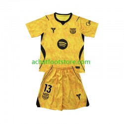 Maillot FC Barcelone Wojciech Szczesny 13 Gardien 4ème Tenue pour Enfant 2026-2027 Manche Courte
