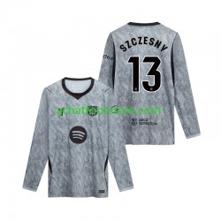 Maillot FC Barcelone Wojciech Szczesny 13 Gardien Extérieur Tenue pour Homme 2026-2027 Manche Longue
